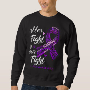 Lupus Awareness Her Fight Is Our Fight Sweatshirt