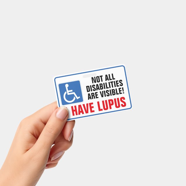 lupus Awareness ID Badge (Handheld)