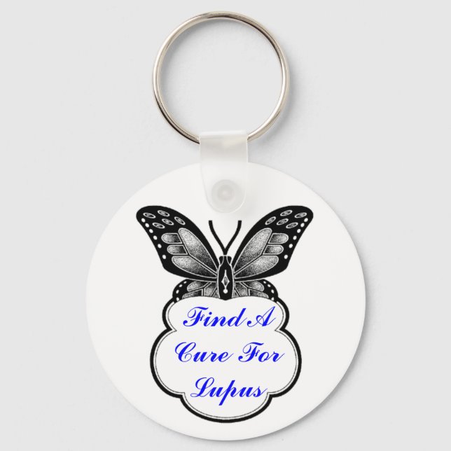 Lupus Awareness Key Ring (Front)