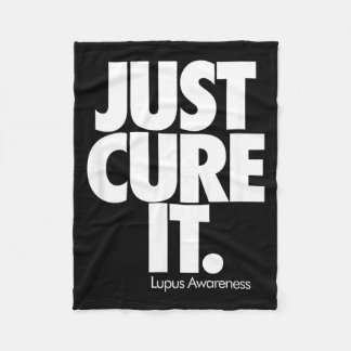 Lupus Awareness Month Cure Advocate Support Purple Fleece Blanket