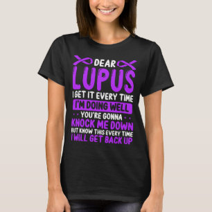 Lupus Awareness Month Lupus Purple Lupus Ribbon T-Shirt