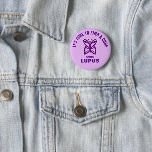 Lupus Awareness Month / Purple Butterfly Custom 6 Cm Round Badge