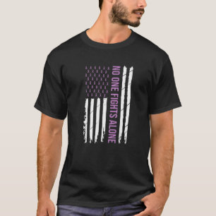 Lupus Awareness Purple Ribbon T-Shirt
