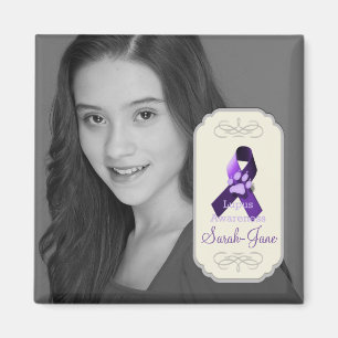 Lupus Awareness Ribbon Photo Keepsake Magnet