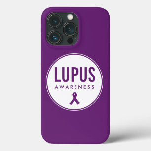Lupus Awareness Ribbon Purple iPhone 13 Pro Case