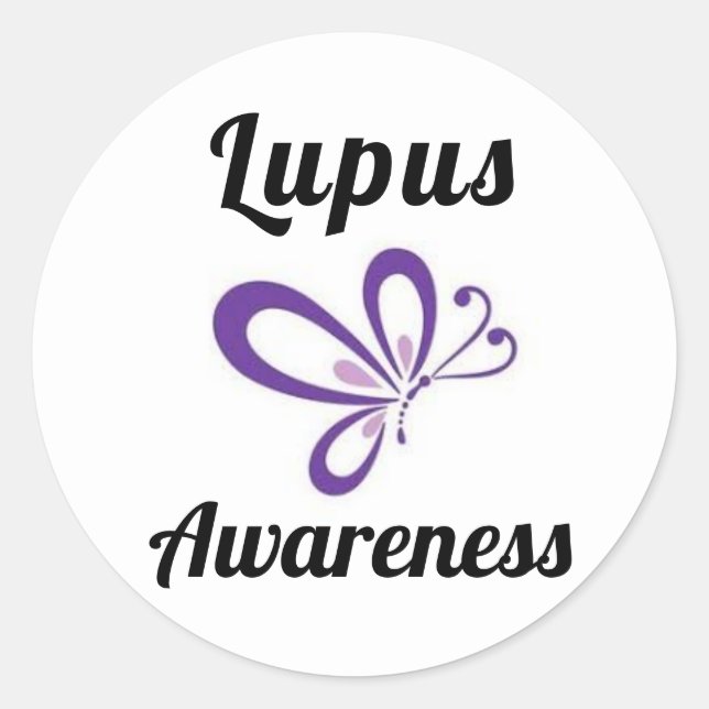 Lupus Awareness Stickers (Front)