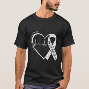 Lupus Awareness Warrior Purple Ribbon Autoimmune D T-Shirt