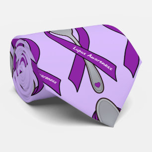Lupus Awareness with Spoons for Energy Tie