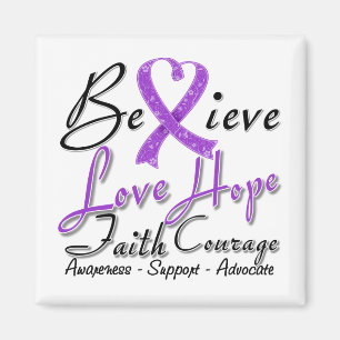 Lupus Believe Heart Collage Magnet