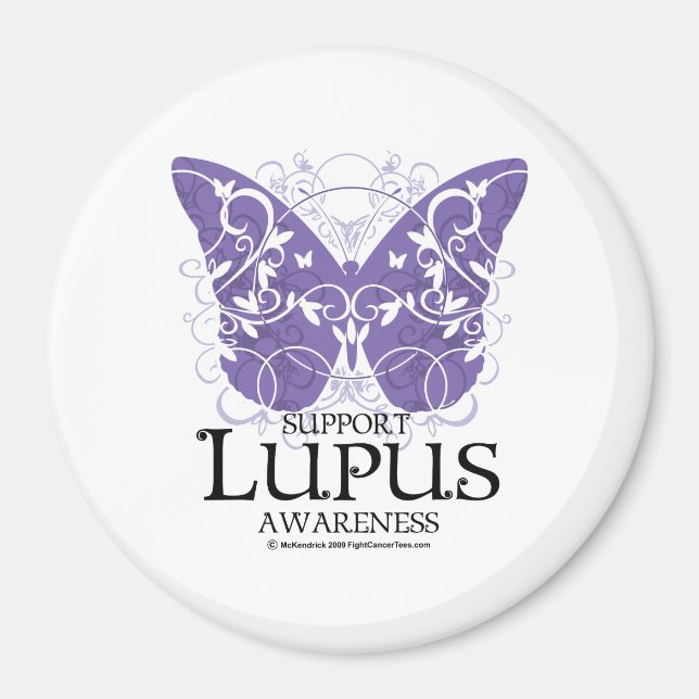 Lupus Butterfly Magnet (Front)