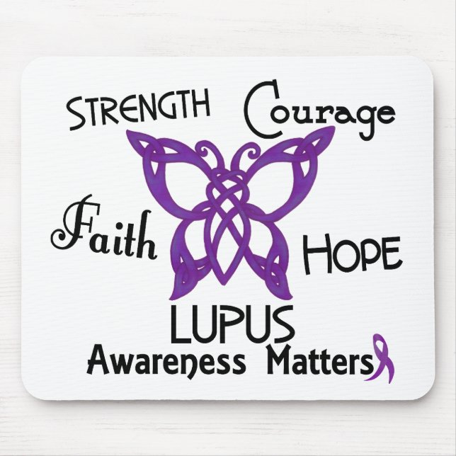 Lupus Celtic Butterfly 3 Mouse Pad (Front)
