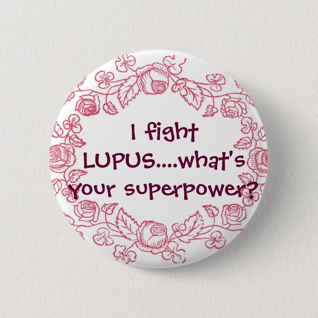 Lupus Hero Button (Front)