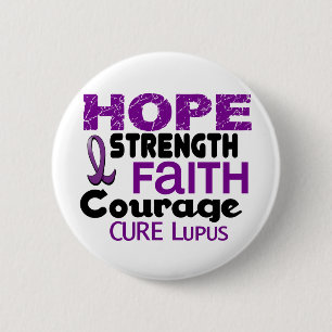 Lupus HOPE 3 6 Cm Round Badge