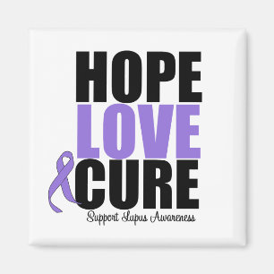 Lupus Hope Love Cure Magnet