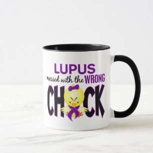 Lupus Messed With The Wrong Chick Mug