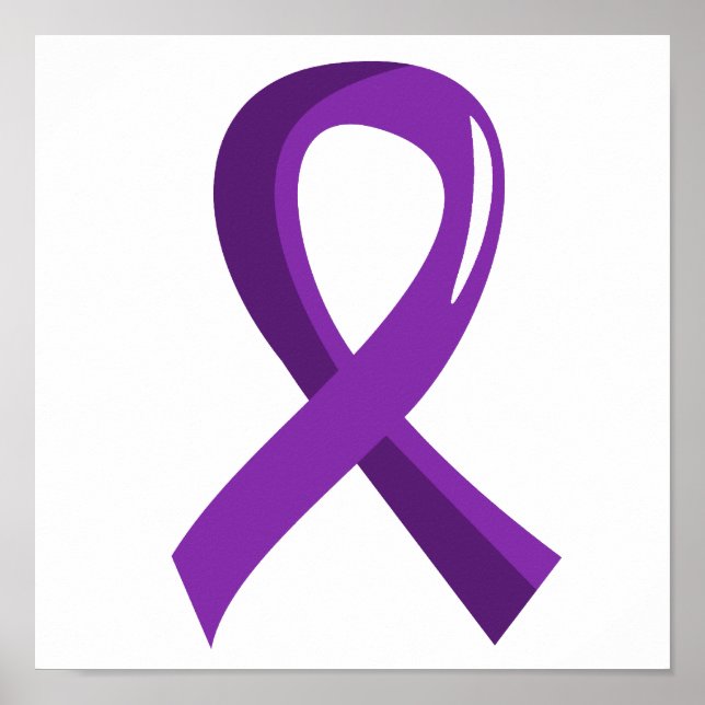 Lupus Purple Ribbon 3 Poster (Front)