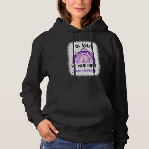 Lupus Rainbow In May We Wear Purple Lupus Awarenes Hoodie
