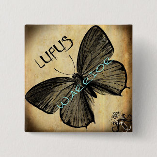 lupus warrior 15 cm square badge