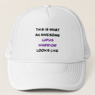 lupus warrior, awesome trucker hat