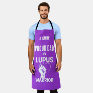LUPUS WARRIOR Father's Day Proud Dad  Apron