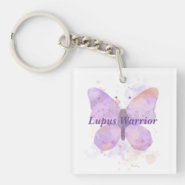 Lupus Warrior  Key Ring (Front)