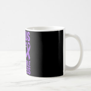 Lupus warrior living with an invisible illness sle coffee mug