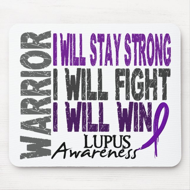 Lupus Warrior Mouse Pad (Front)