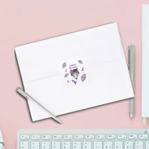 Lupus Warrior Wolf Purple Ribbon Butterfly