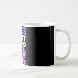 Lupus won't stop warrior fighter awareness purple coffee mug