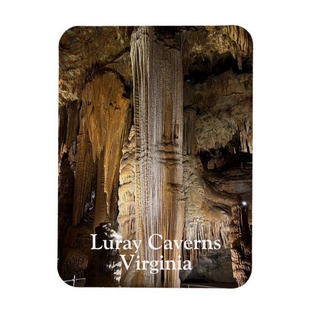 Luray Caverns in Virginia Magnet (Vertical)