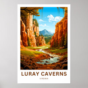Luray Caverns Virginia Travel Print