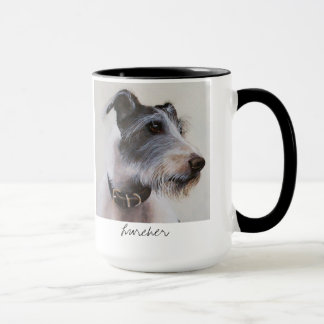 Lurcher Dog in Watercolour mug