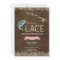 Lure or lace gender reveal party invitation
