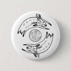 Lurkdeer Buttom 6 Cm Round Badge