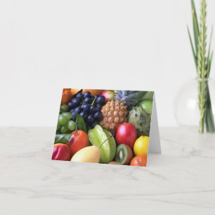 Luscious Fruits Blank Card