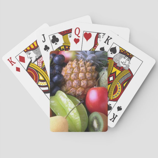 Luscious Fruits Personalised Playing Cards (Back)