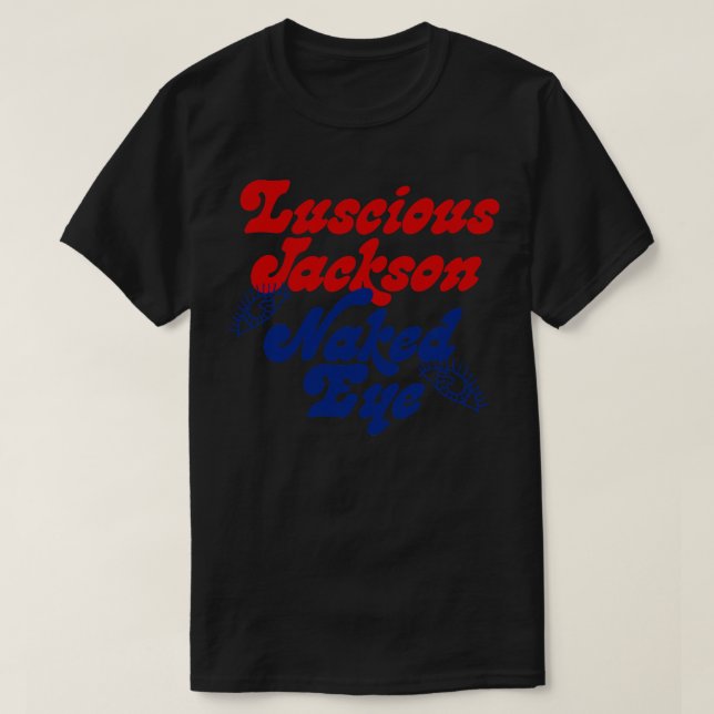 Luscious Jackson 90s Style Fan Design T-Shirt (Design Front)