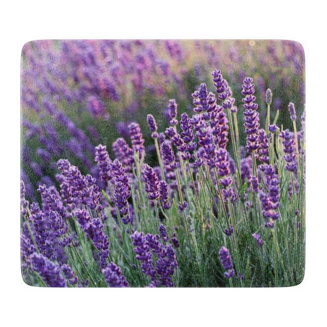 Luscious Lavender  Cutting Board (Front)