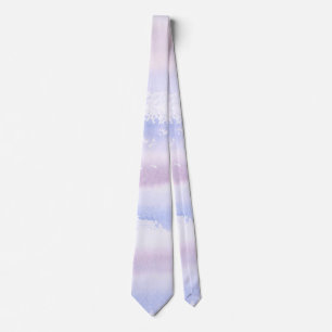 Luscious Lavender Watercolor Tie