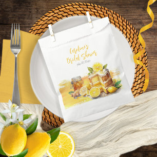 Luscious Lemon Cake Ginger Tea Bridal Shower Favour Bag