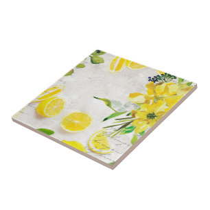 Luscious Lemons Ceramic Tile