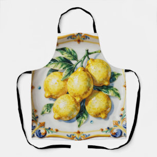 Luscious Lemons Ceramic Vibrant Italian Apron