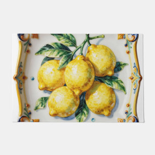 Luscious Lemons Ceramic Vibrant Italian  Doormat