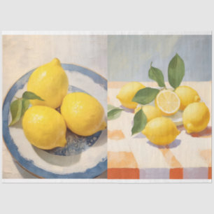 Luscious Lemons prints Tissue Paper