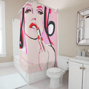 Luscious Lips Shower Curtain
