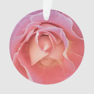 Luscious Pink Rose Ornament