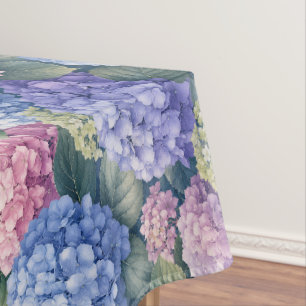 Lush Blooming Hydrangea Gardens Tablecloth