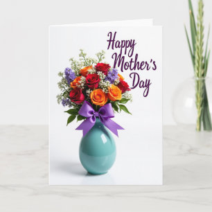Lush Bouquet Mothers Day Card