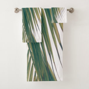 Lush Caribbean Palm 3 #palm#tropical Bath Towel Set