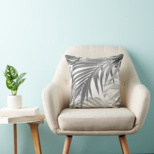 Lush Caribbean Palm Collage #1 #tropical #wall Cushion